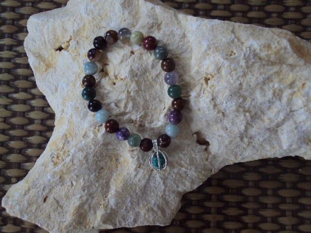 Random Charm Bracelet with a Silver Ball