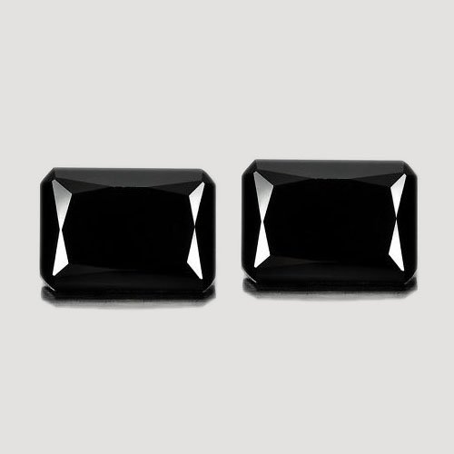 Certified Natural Black Spinel AAA Quality 10x12 mm Faceted Octagon 1 pc