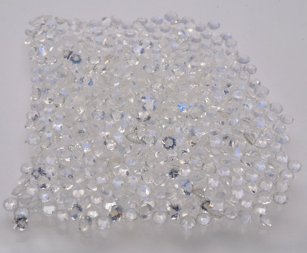 Certified Natural Zircon AAA Quality 2 mm Faceted Round 10 pcs lot
