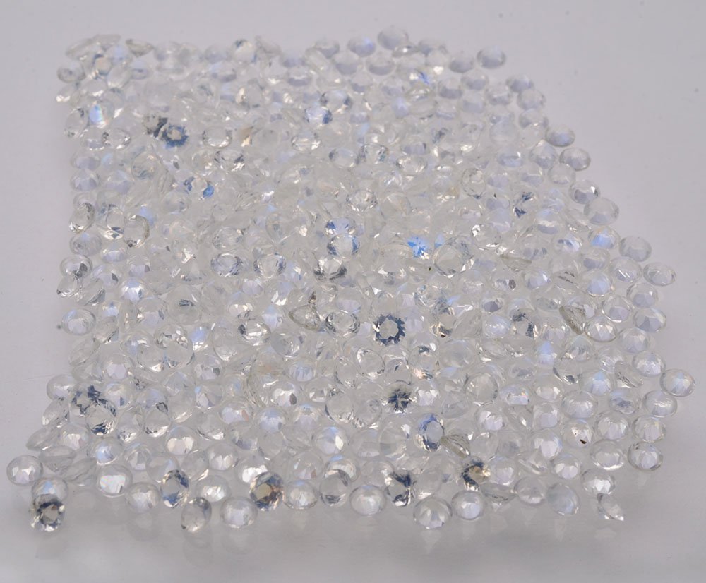 Certified Natural Zircon AAA Quality 2 mm Faceted Round 50 pcs lot