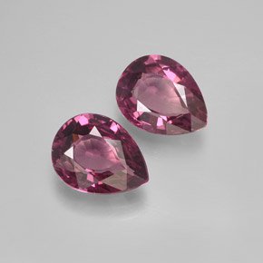 Certified Natural Rhodolite AAA Quality 5x3 mm Faceted pear 10 pcs lot