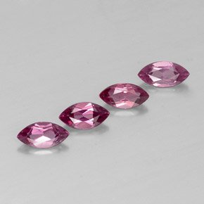 Certified Natural Rhodolite AAA Quality 7x3.5 mm Faceted Marquise 50 pcs lot