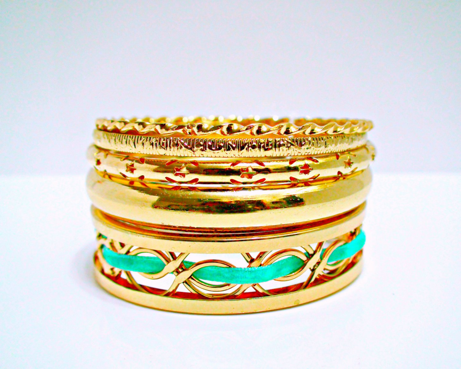 Fashion Hollow out Multi-layer Bangle