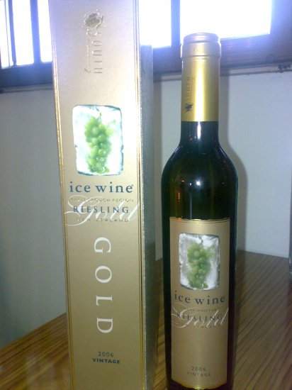 Riesling Ice Wine GOLD !
