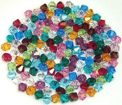 Swarovski Crystal Color Assortment 100 Beads