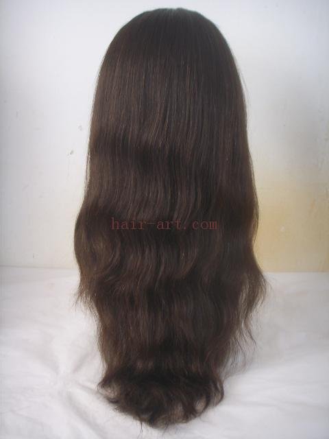 20"-Brazilian virgin hair stock full lace wig
