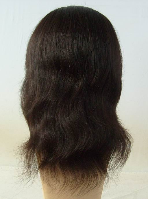 16"-Burmese virgin hair stock full lace wig