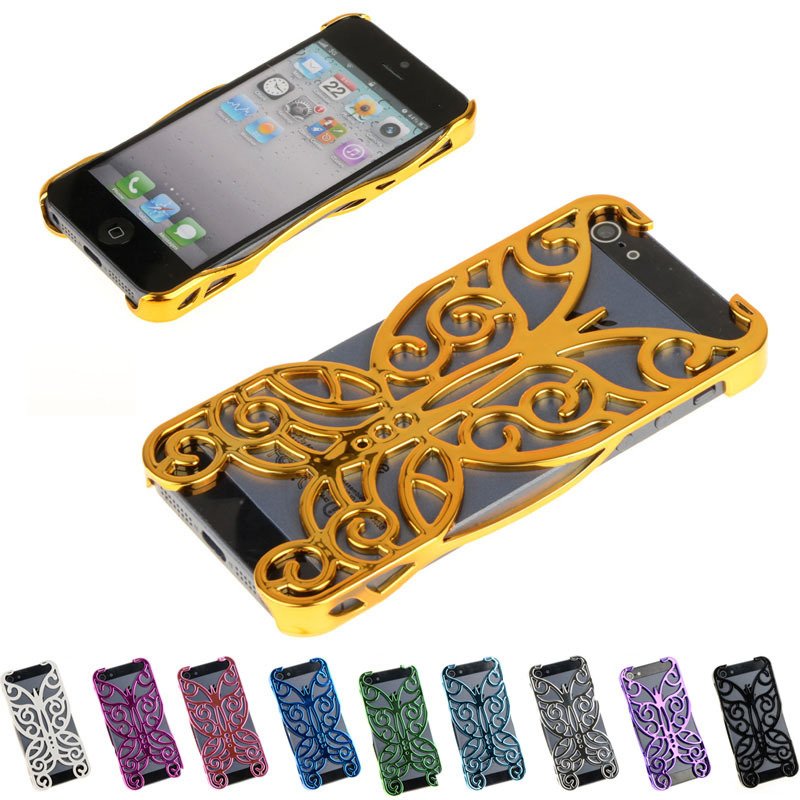 Hot Sale Butterfly Flower Protective Case Cover Fit For iPhone 5