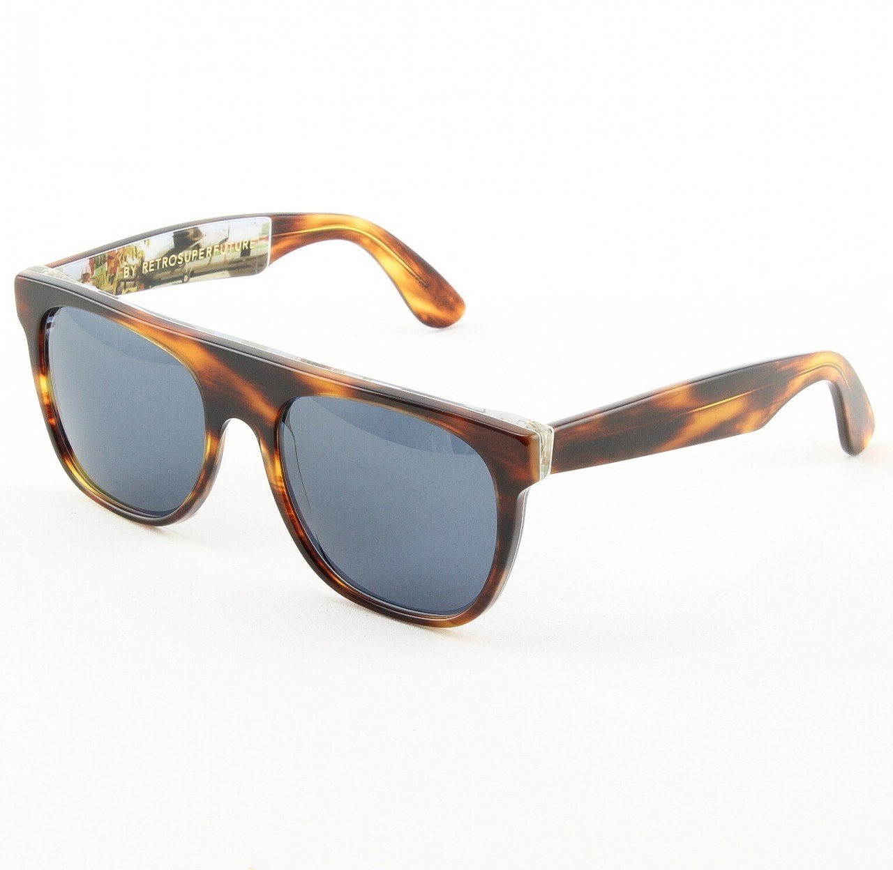 Super Flat Top 944/2T Sunglasses Color Remember Flight Brown Havana Wall Paper by RETROSUPERFUTURE