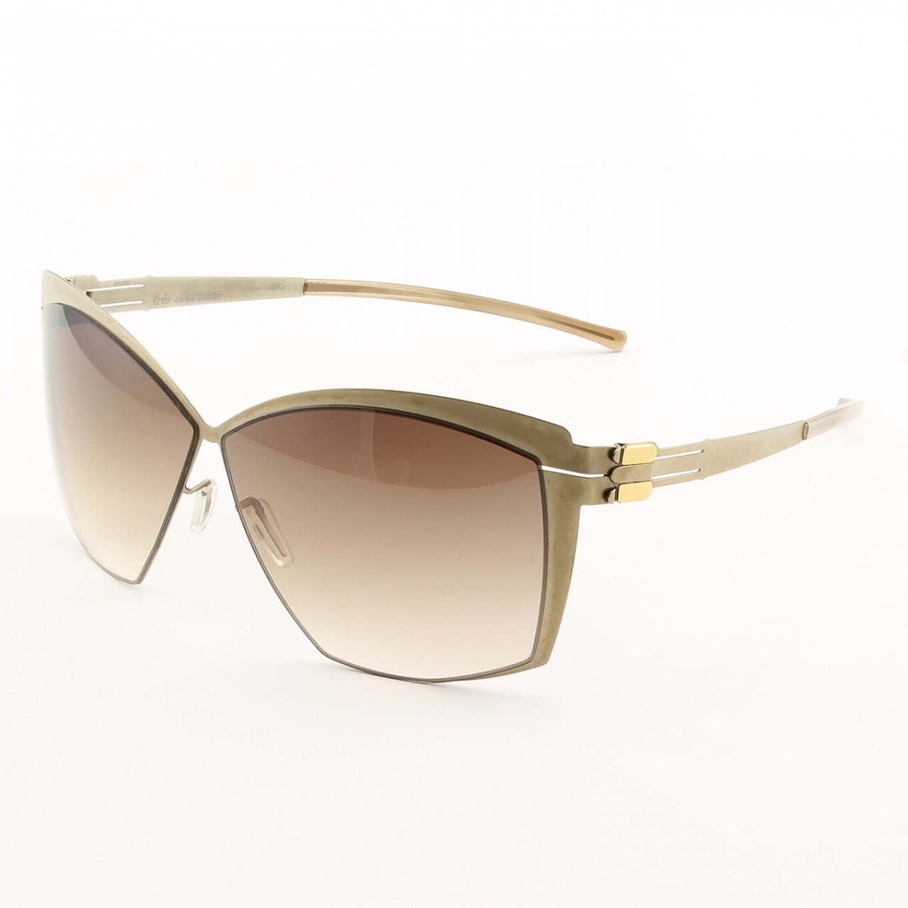 ic! Berlin Provocante Sunglasses Col. Bronze with Brown Lenses