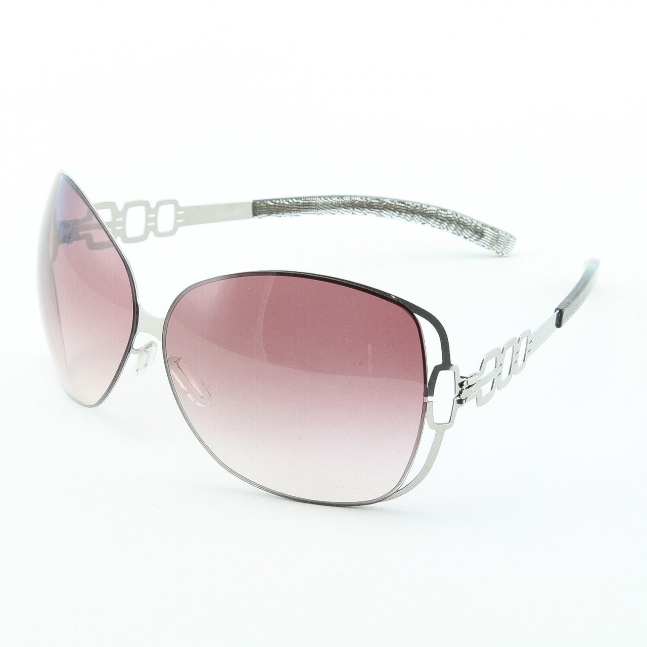 ic! Berlin Vendredi Sunglasses Col. Silver with Grey Lenses