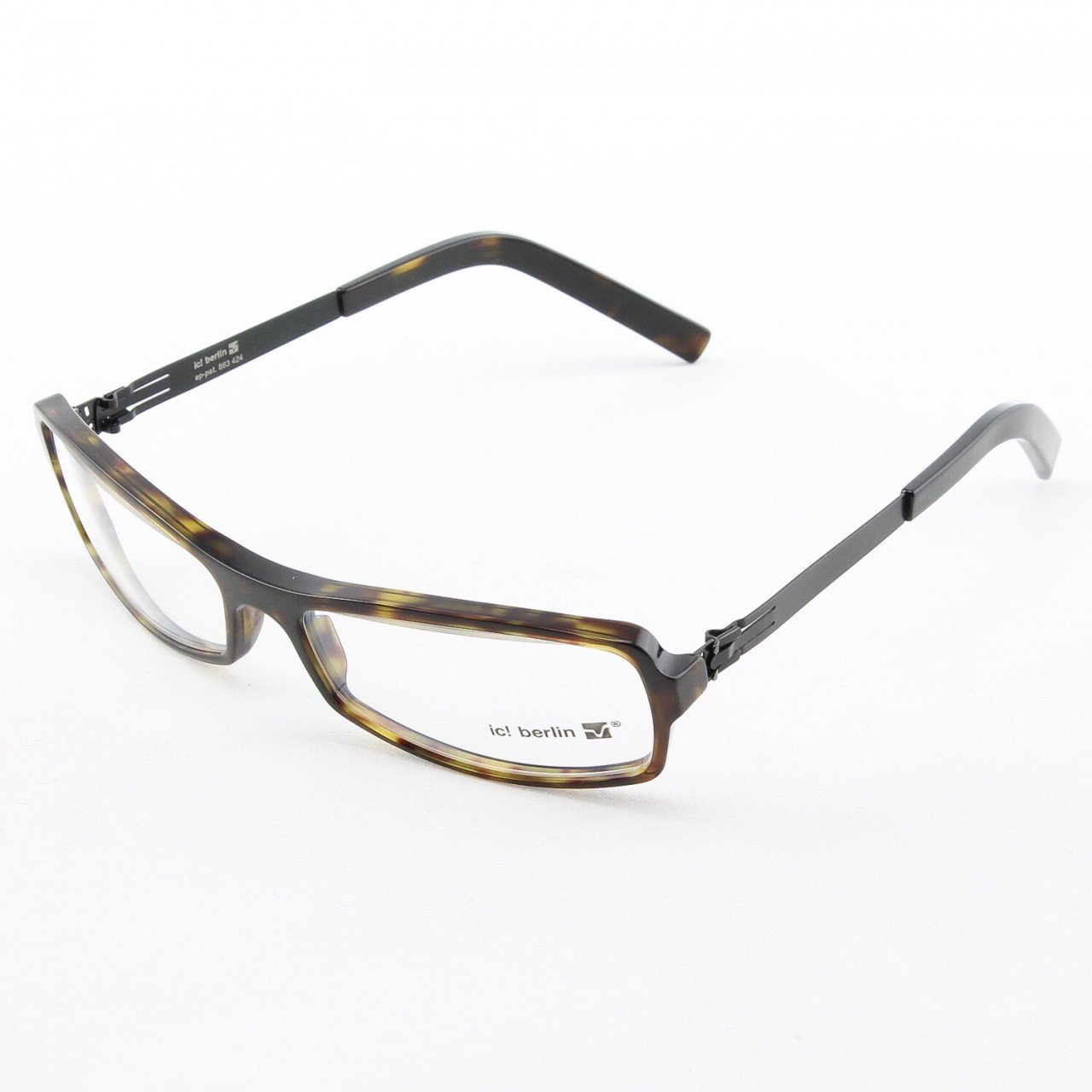 ic! Berlin Lili Eyeglasses Col. tortois with Clear Lenses
