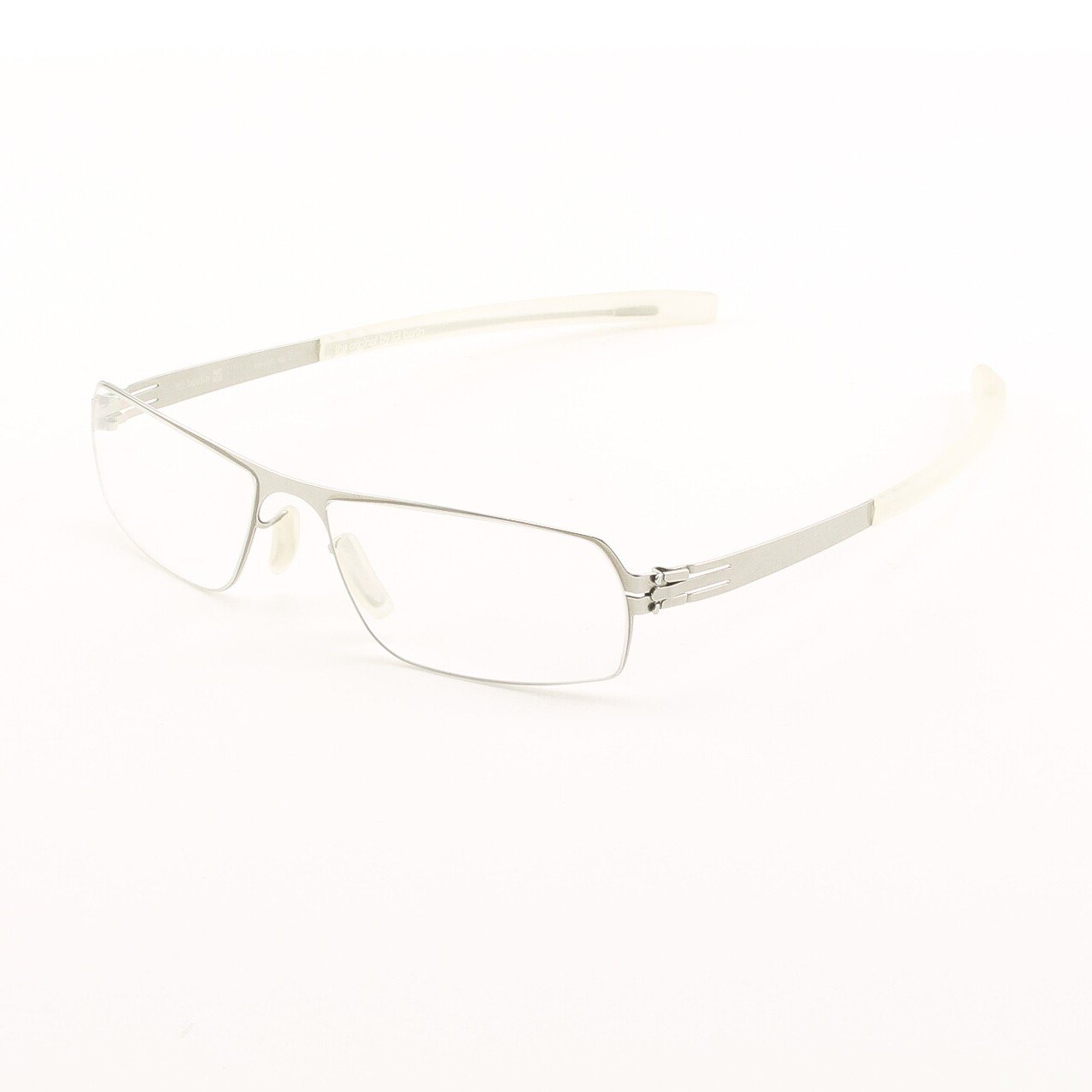 ic! Berlin Anni Eyeglasses Col. Chrome with Clear Lenses