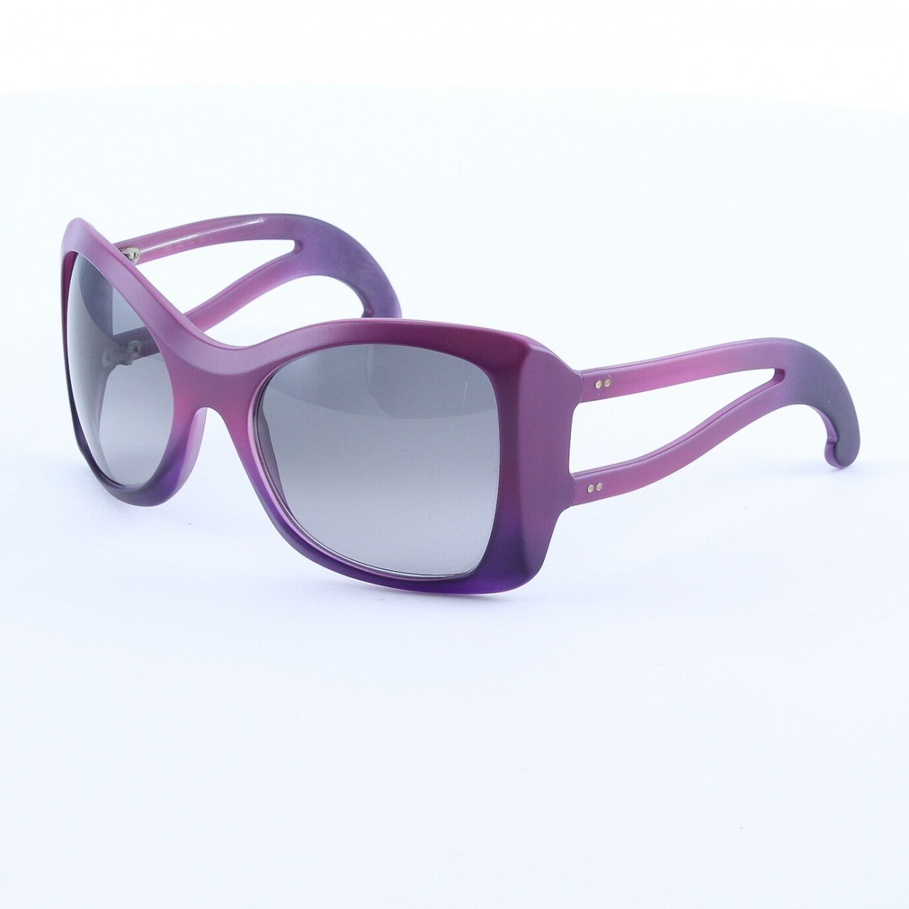 Marni MA150S Sunglasses Col. 02 Opaque Purple Graduating to Deep Purple with Gray Lenses