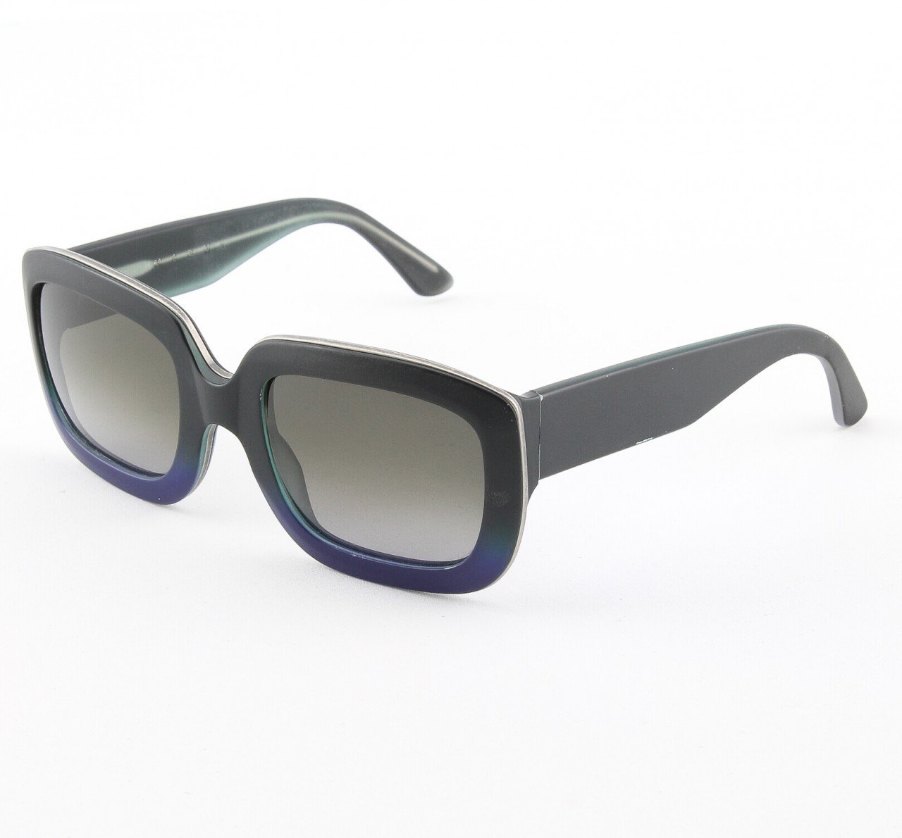 Marni MA142 Sunglasses Col. 11 Dark Charcoal Deep Violet with Gray Gradient Lenses