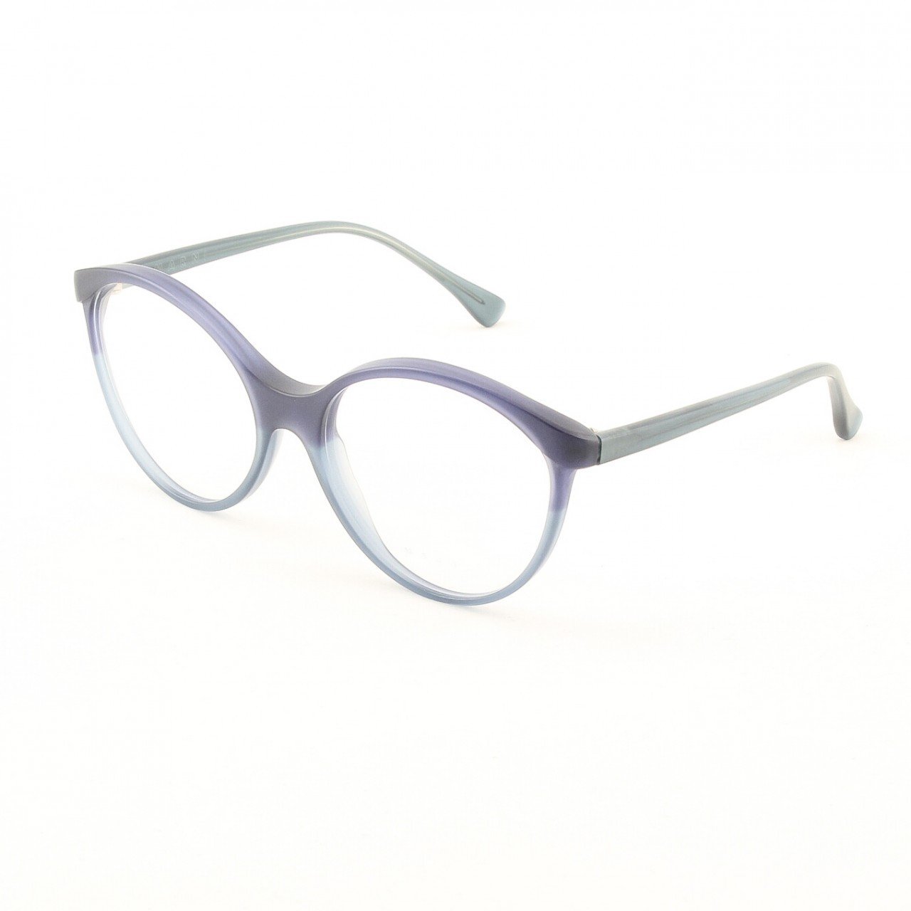 Marni MA701 Eyeglasses 02 Matte Purple and Graphite Gray with Clear Lenses