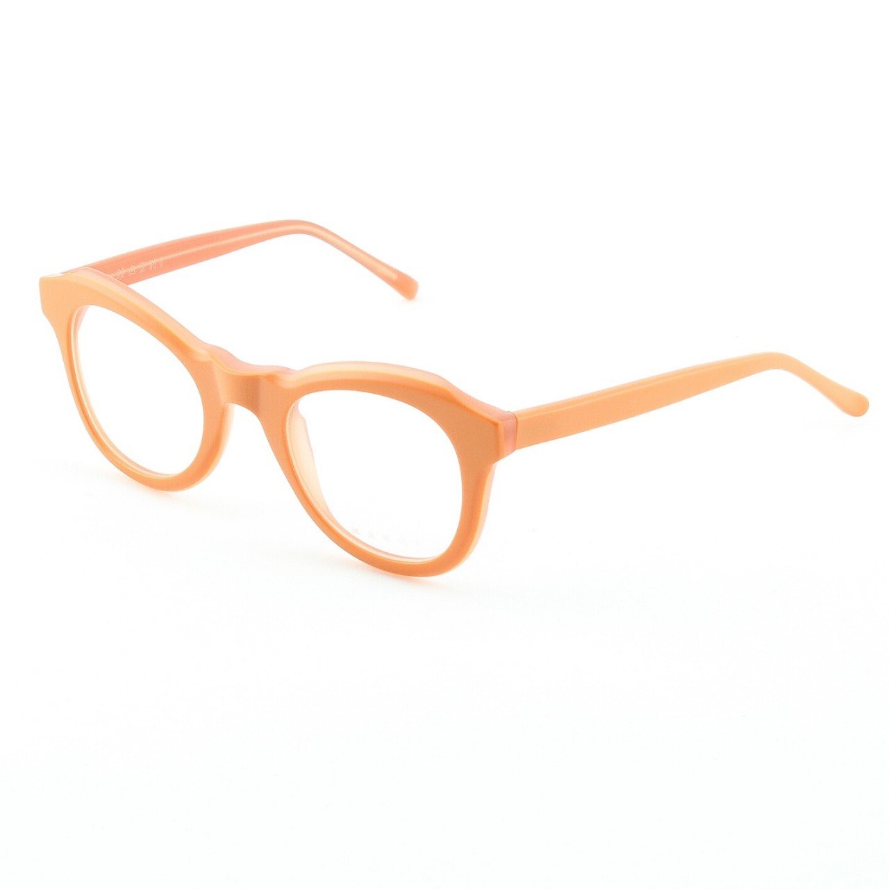 Marni MA699 Eyeglasses Col. 04 Frosted Orange with Clear Lenses