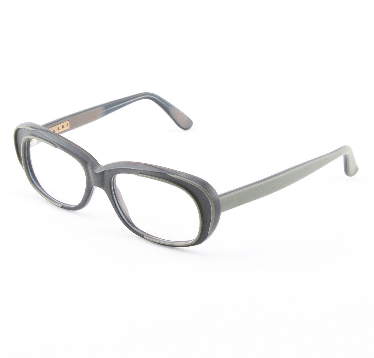 Marni MA670S Eyeglasses 01 Opaque Graphite Gray with Gray Trim, Demo Lens