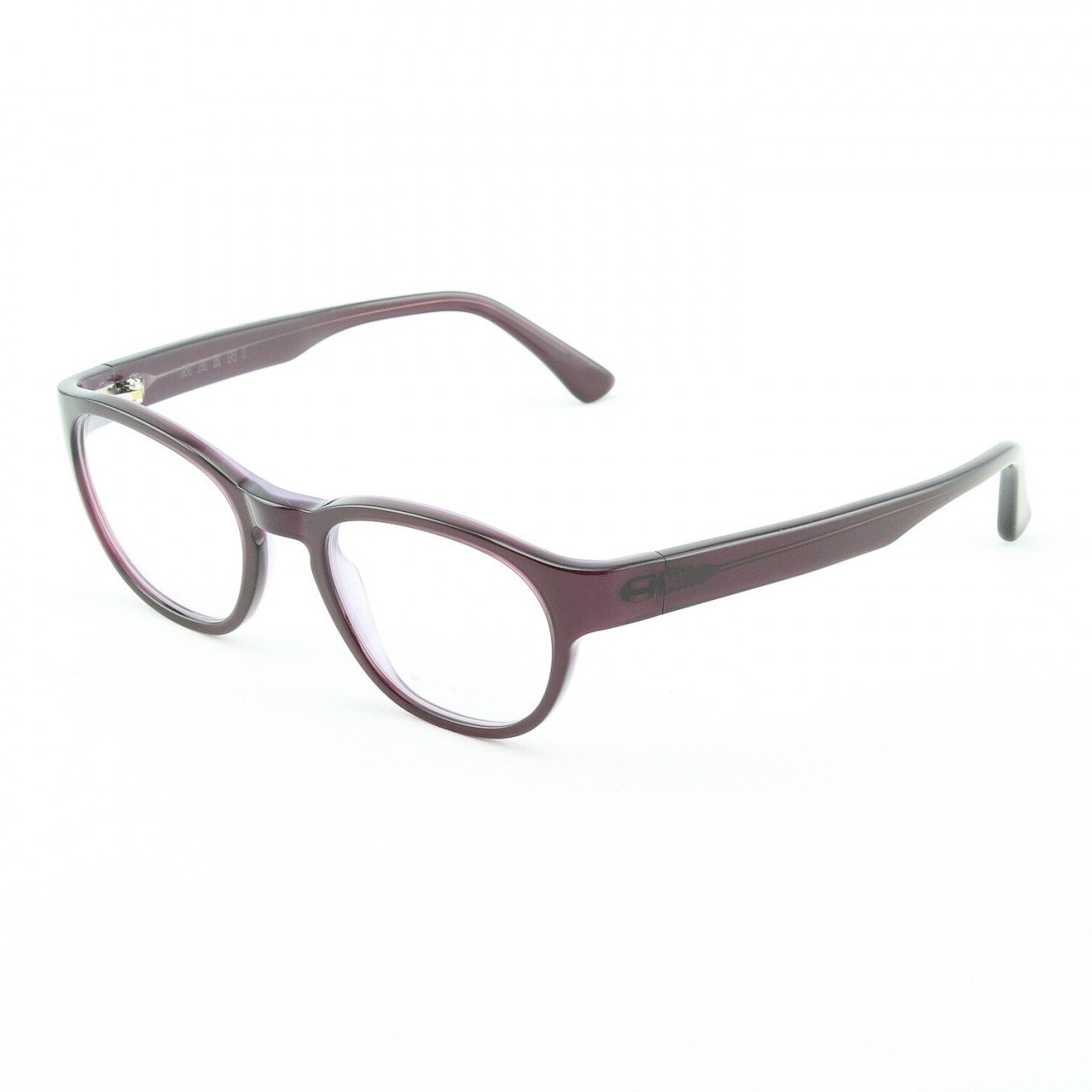 Marni MA630S Eyeglasses Col. 46 Deep Plum Translucent Frame with Clear Lenses