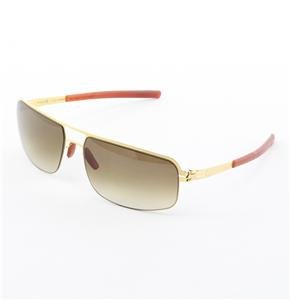 ic! Berlin Aaro Sunglasses Col. Gold with Brown Gradient Lenses
