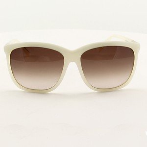 BLINDE Cake Walk Sunglasses PEARL WHITE FRAMES GREY LENSES 63mm RARE EYEWEAR