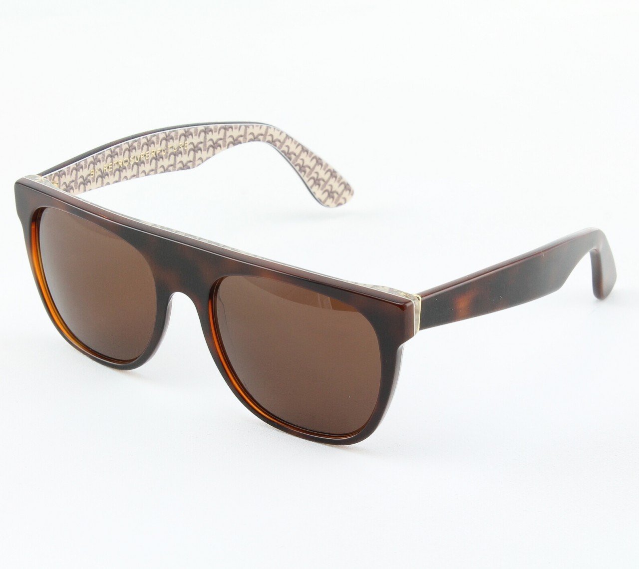 Super Flat Top 509/3T Sunglasses Brown with Brown Zeiss Lenses by RETROSUPERFUTURE