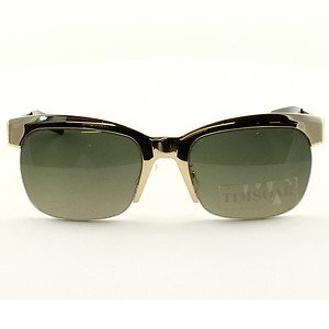 Linda Farrow Projects TS1/C2 Sunglasses by TIM SOAR Gold w/ Grey Lenses RARE NWT