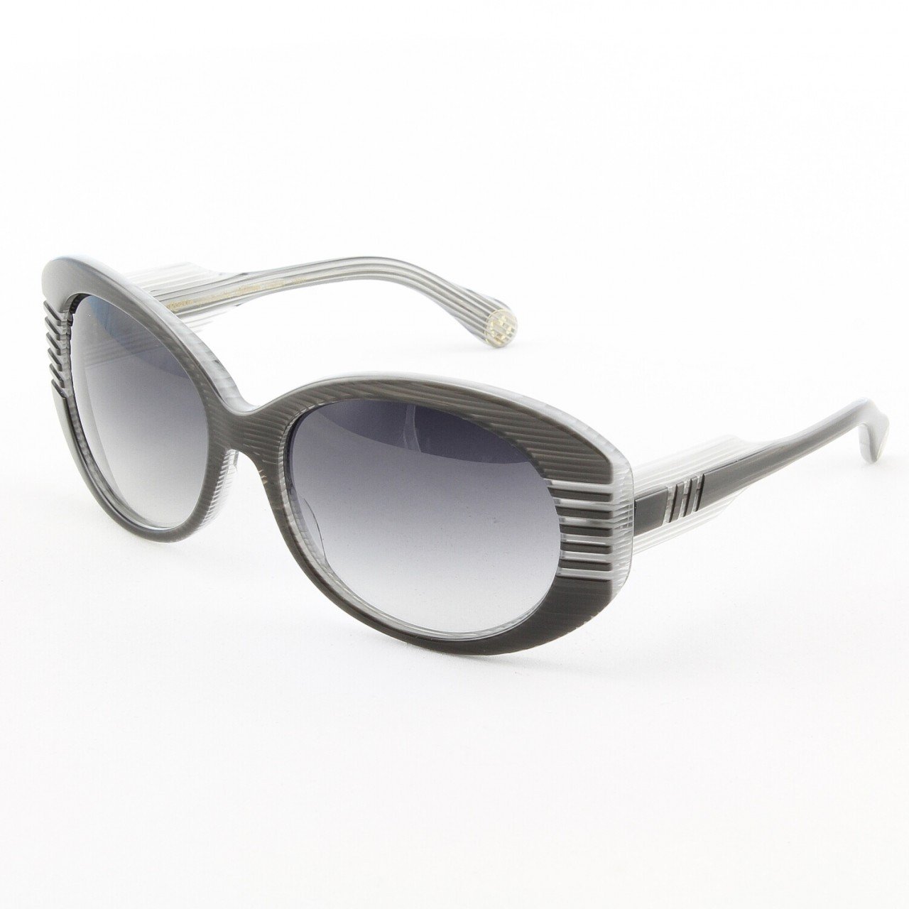 Loree Rodkin Lindsey Sunglasses by Sama Col. Slate with Gray Gradient Lenses