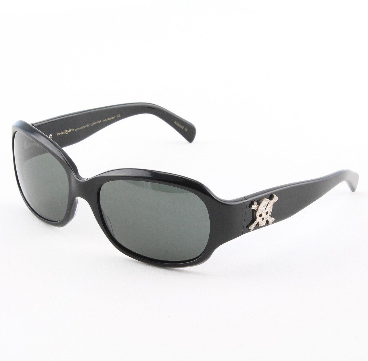 Loree Rodkin Anastasia Sunglasses by Sama Col. Black with Gray Lenses