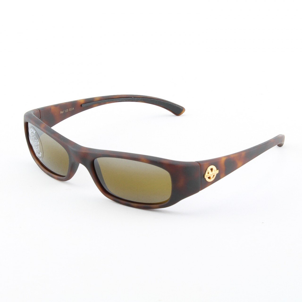 VUARNET 4123 ECA Sunglasses Col. Dark Havana with Brown Skilynx Lenses
