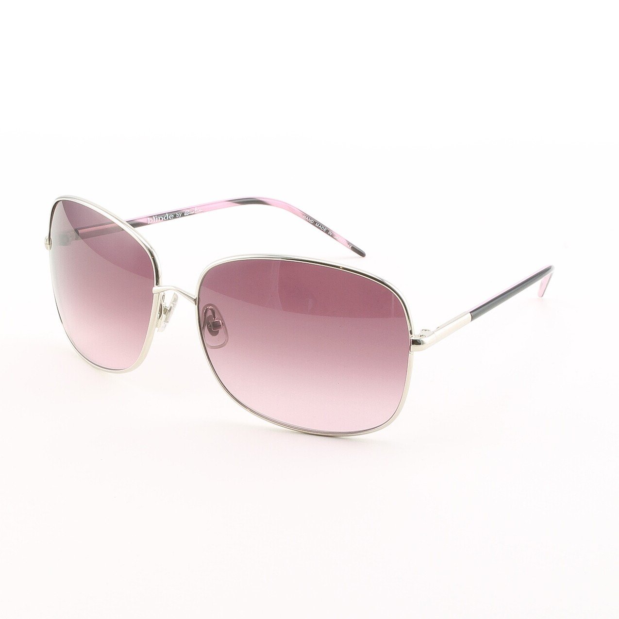 Blinde Whip It Women's Sunglasses Col. Silver with Pink Gradient Lenses