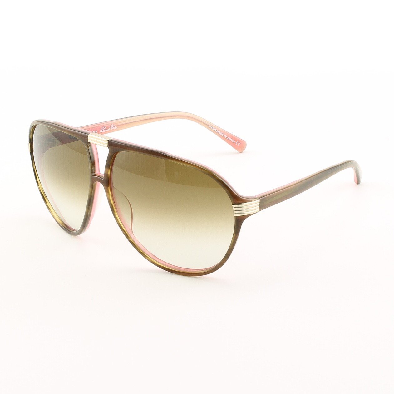 Blinde The Shakedown Unisex Aviator Sunglasses Col. Tortoise Flamingo with Brown Gradient Lenses