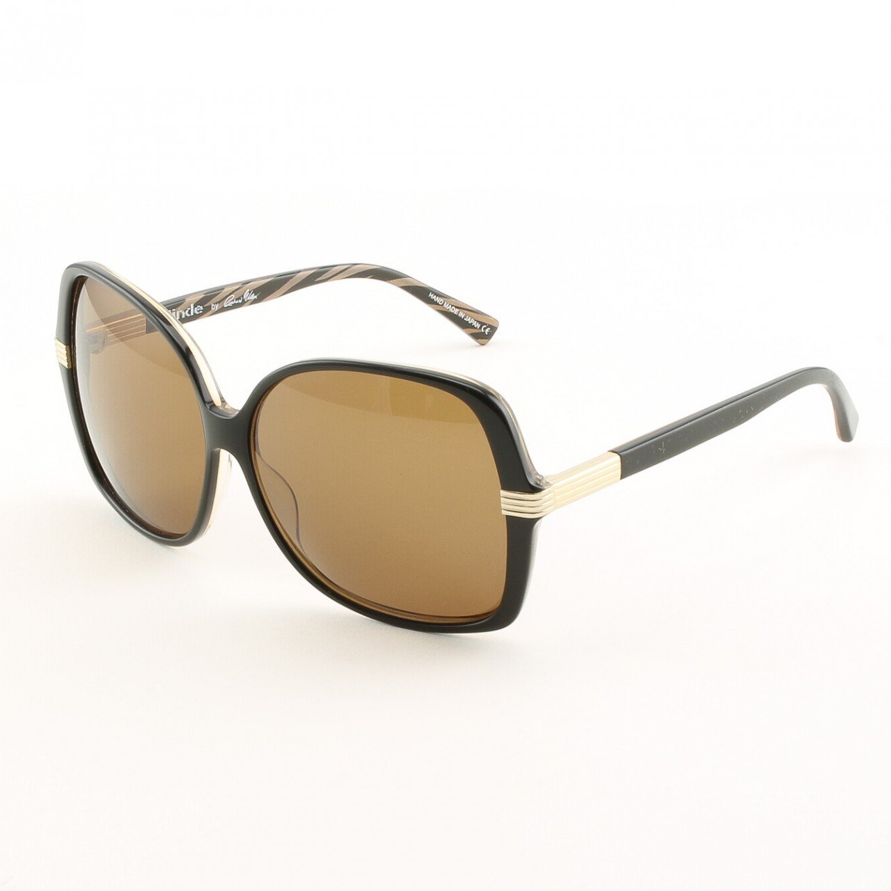 Blinde Swing Set Women's Sunglasses Col. Brown Zebra with Brown Lenses
