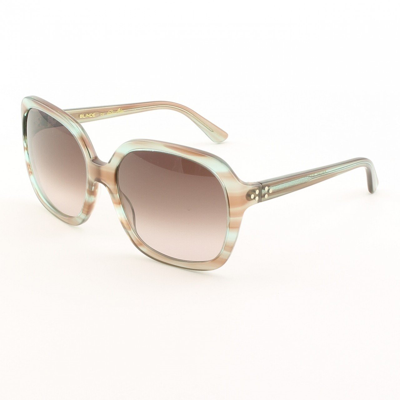 Blinde Never Had It So Good Women's Sunglasses Col. Blue Crystal Tortoise with Pink Gradient Lenses