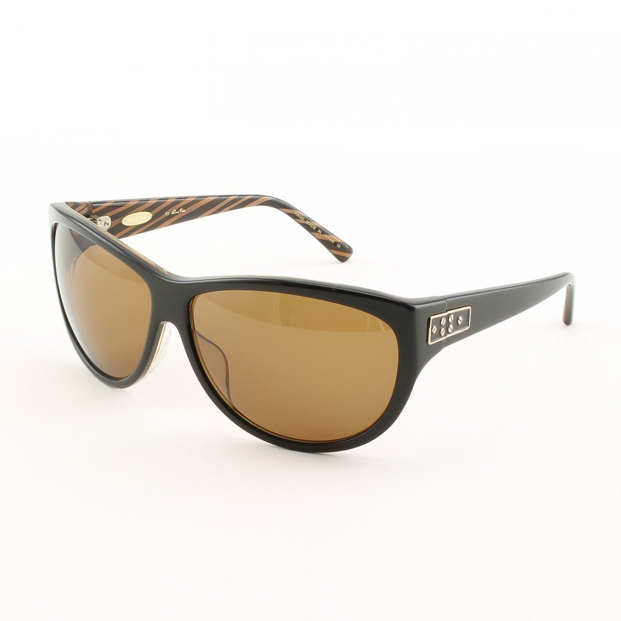 Blinde Lips Like Sugar Women's Sunglasses Col. Brown Zebra with Brown Gradient Lenses