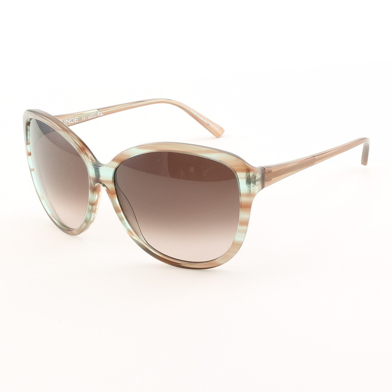Blinde Like Totally Women's Sunglasses Col. Blue Crystal Tortoise with Purple Gradient Lenses