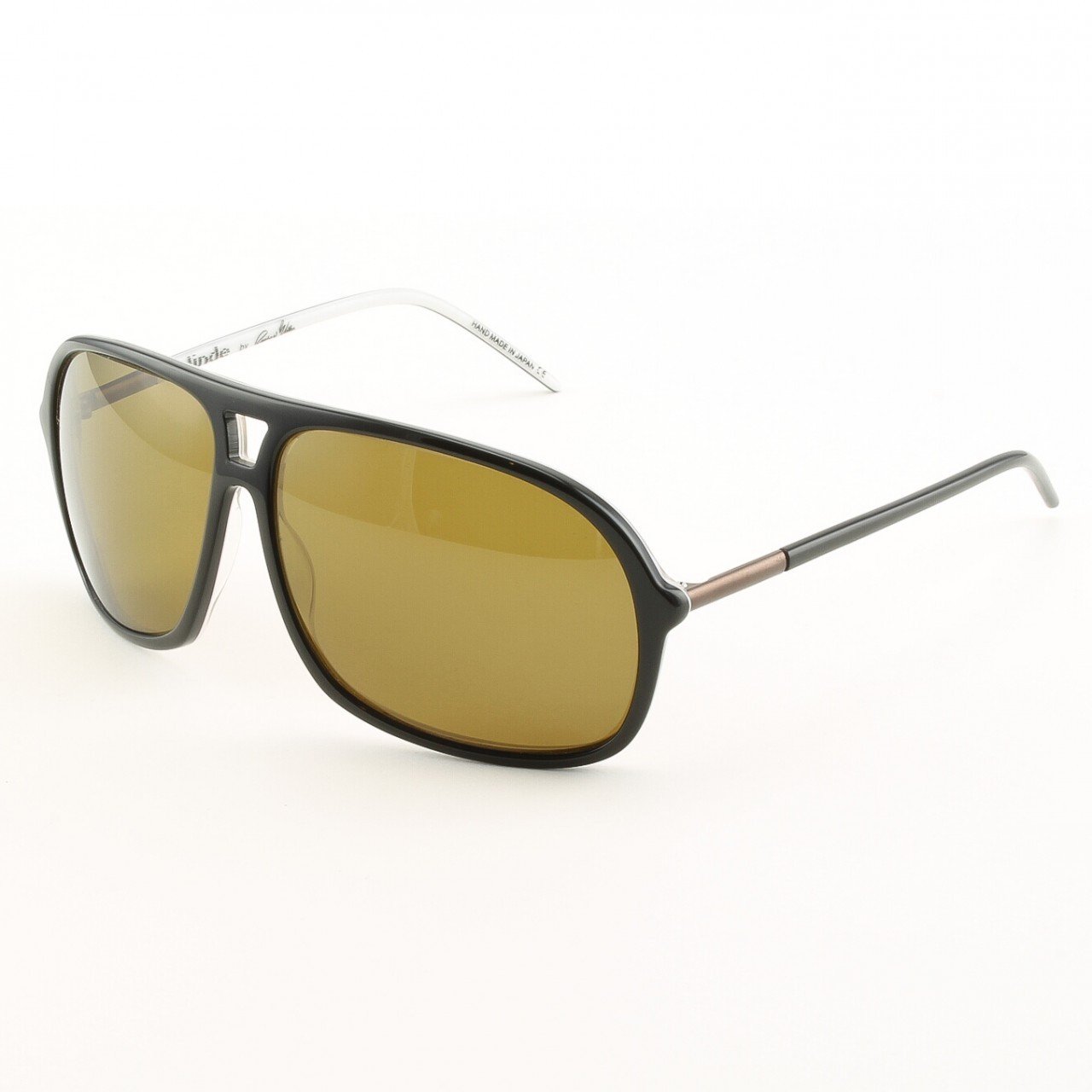 Blinde Lights Out Unisex Sunglasses Col. Almost Oreo Black with Brown Lenses
