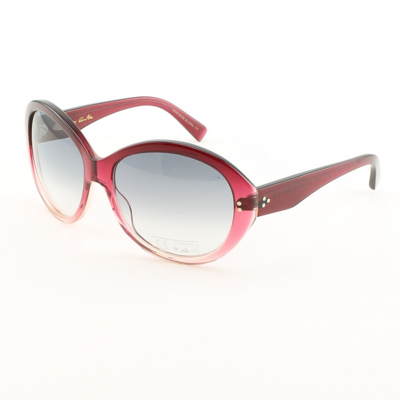 Blinde Lets Go All The Way Women's Sunglasses Col. Red Cranberry Fade with Purple Gradient Lenses