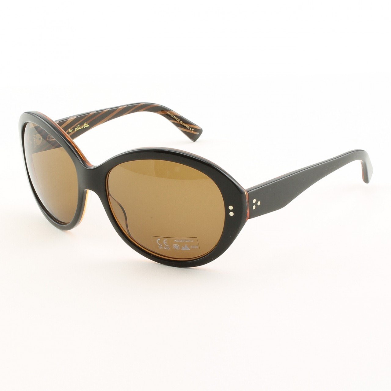 Blinde Lets Go All The Way Women's Sunglasses Col. Brown Zebra with Brown Lenses