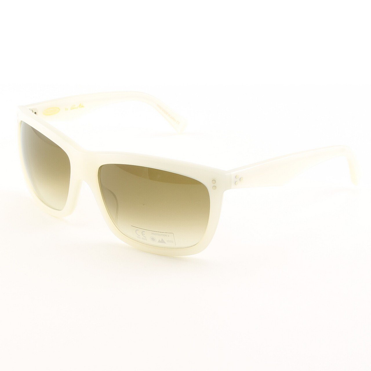 Blinde I'll Make It Up 2 U Unisex Sunglasses Col. White Pearl with Brown Gradient Lenses