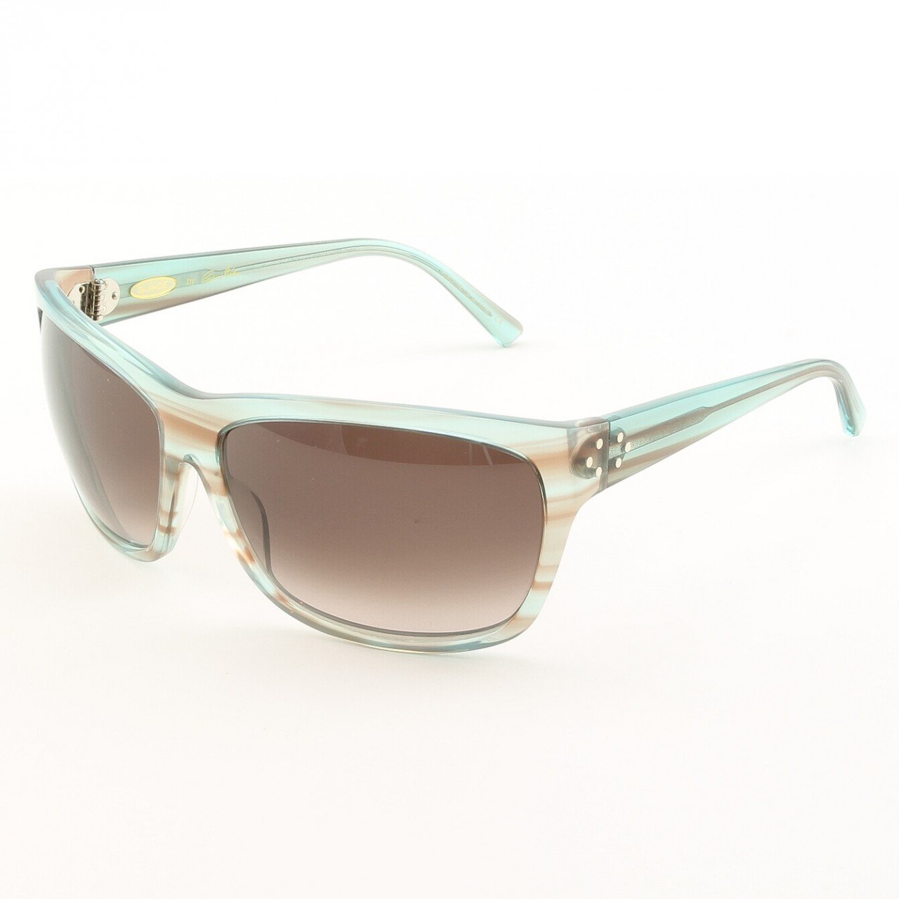 Blinde I Want Candy Women's Sunglasses Col. Blue Crystal Tortoise with Purple Gradient Lenses