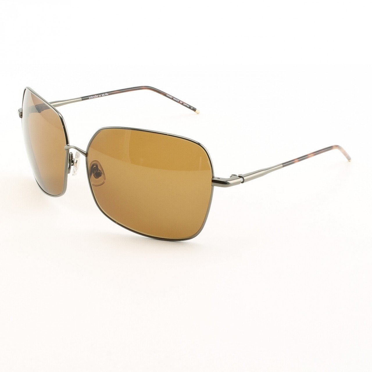 Blinde Lemme Guess Unisex Sunglasses Col. Dark Brown with Brown Lenses