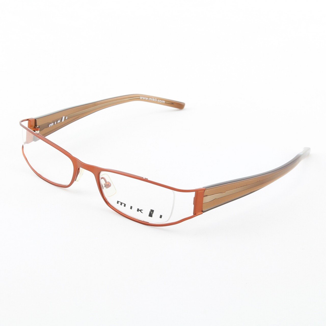 Alain Mikli Eyeglasses AL0318 Col. 11 Orange Brown