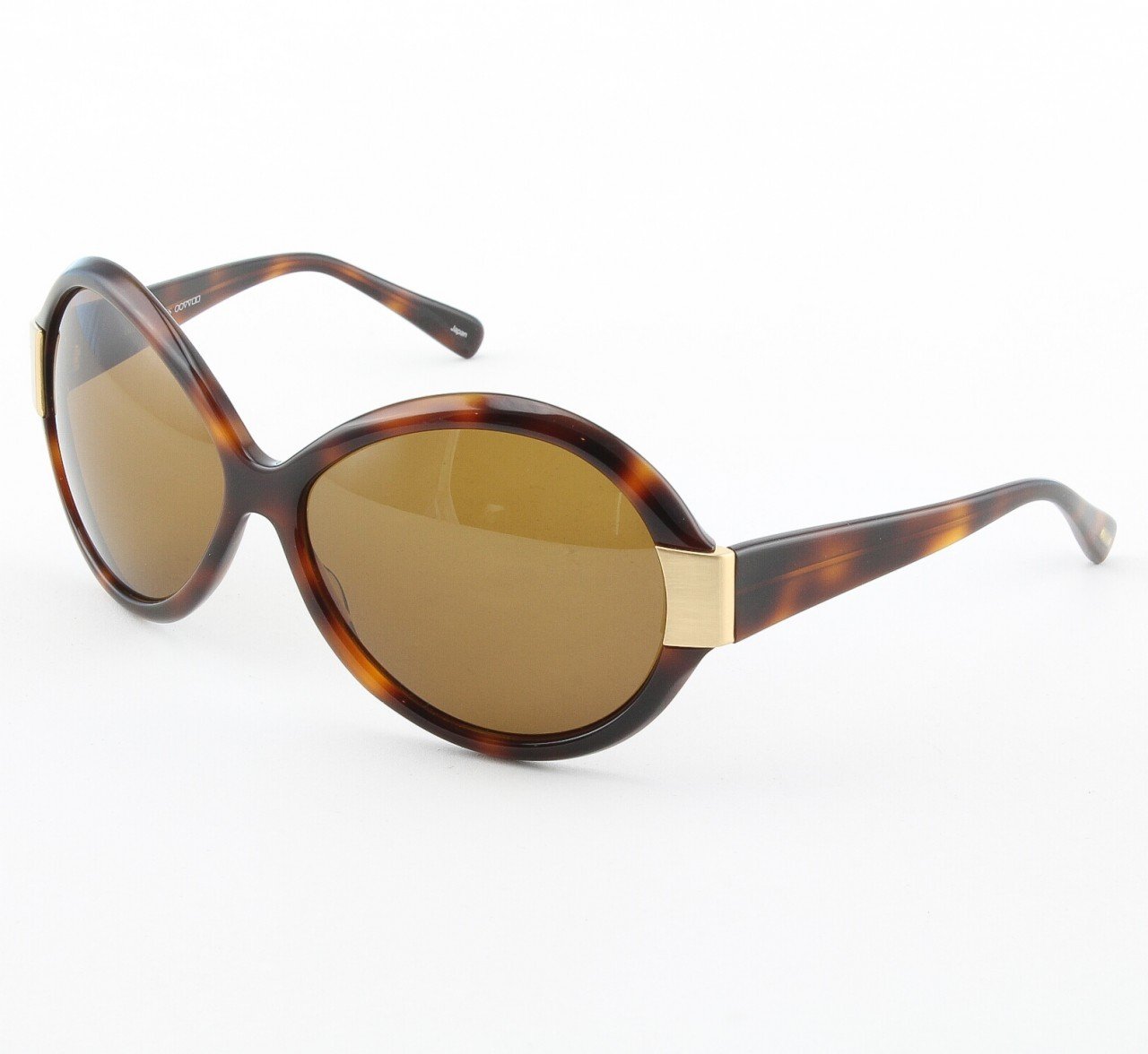 Oliver Peoples Zip Harlot Sunglasses Col. DM-PBR Tortoise Brown with Brown Gradient Lenses