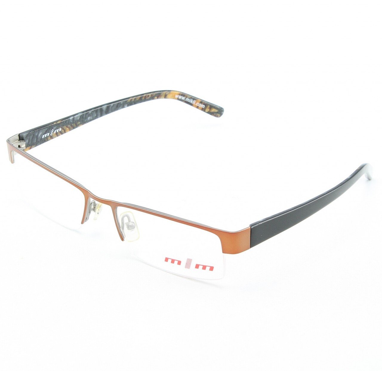 Alain Mikli Eyeglasses 623 05 Bronze Black with Clear Lenses