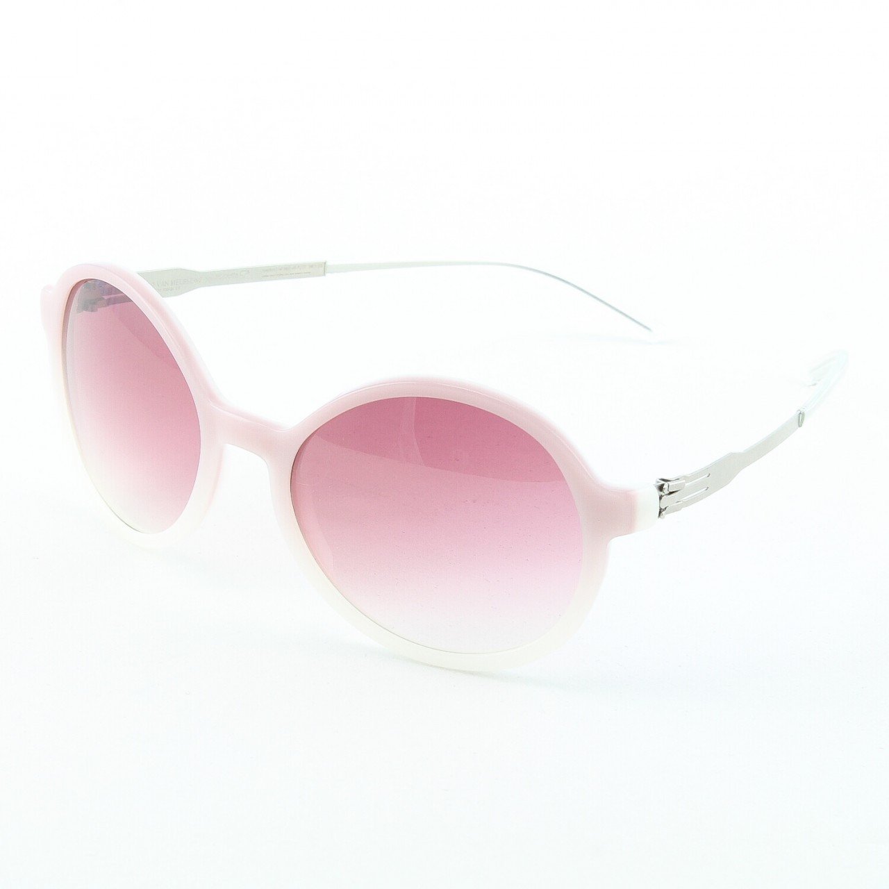 ic! Berlin Ever So Soft Sunglasses Col. Crystal Rose with Rose Gradient Lenses