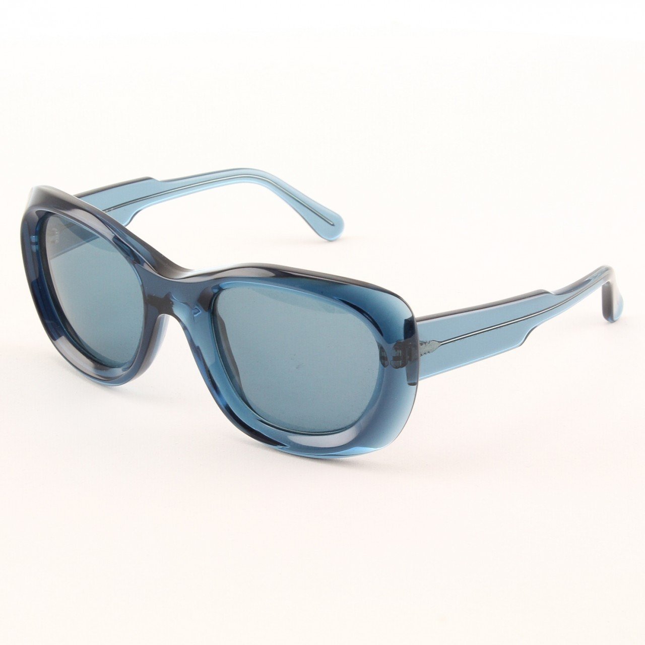 Marni MA178S Sunglasses Col. 07 Translucent Navy Blue with Gray Gradient Lenses