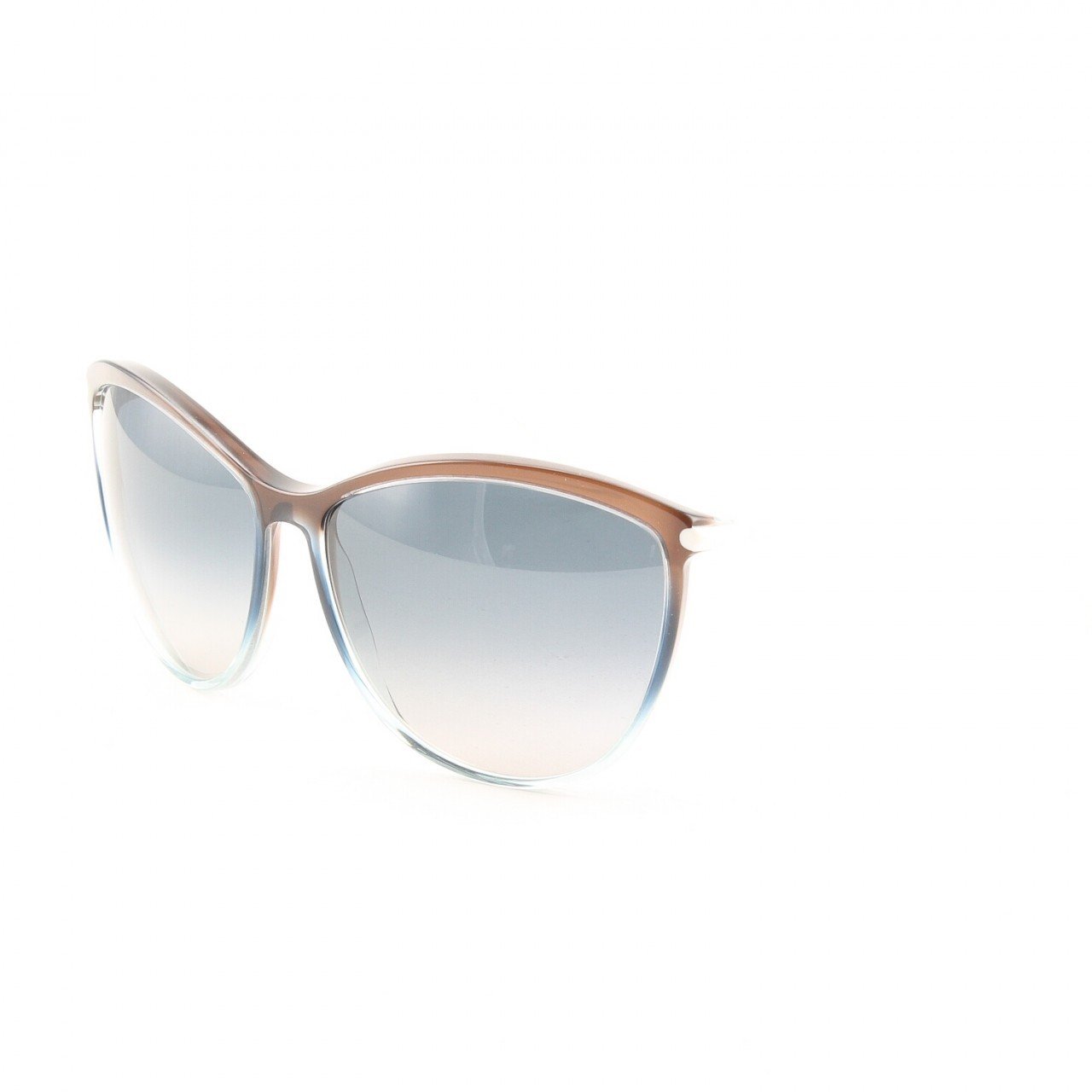 Marni MA183S Sunglasses Col. 10 Chocolate Brown Light Teal and White with Brown Gradient Lenses