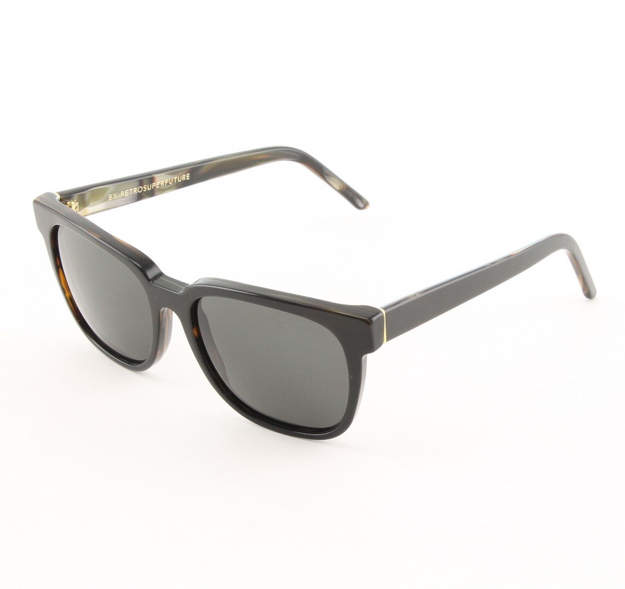 Super People 405 Sunglasses Black and Shell with Black Zeiss Lenses by RETROSUPERFUTURE