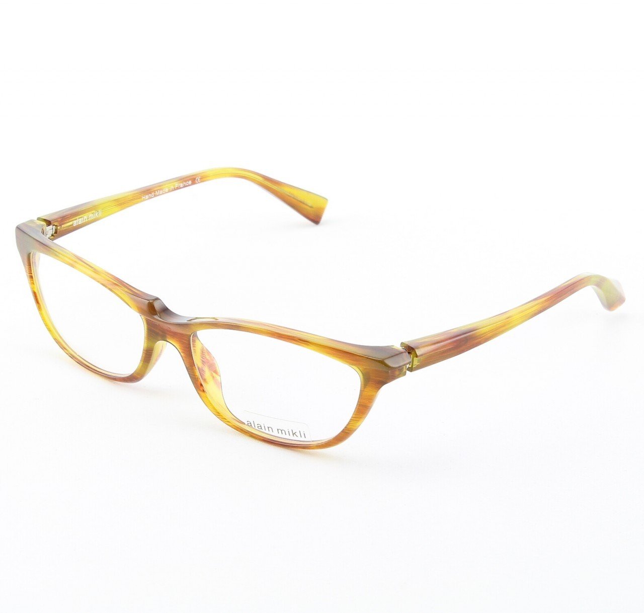 Alain Mikli Eyeglasses AL0882 Col. 1 Mottled Green and Brown